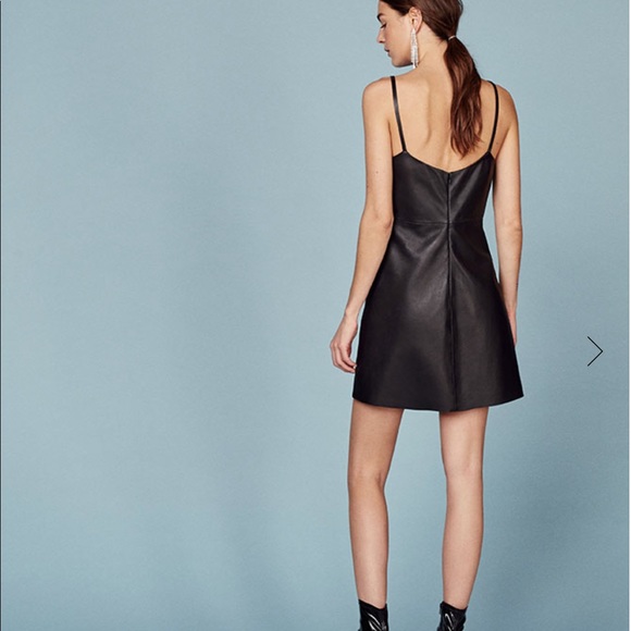 ❌Sold❌ Reformation Jinx Leather Dress S/2 - Picture 3 of 5